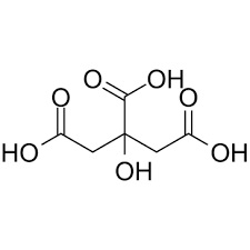 فرمول ساختاری اسید سیتریک
